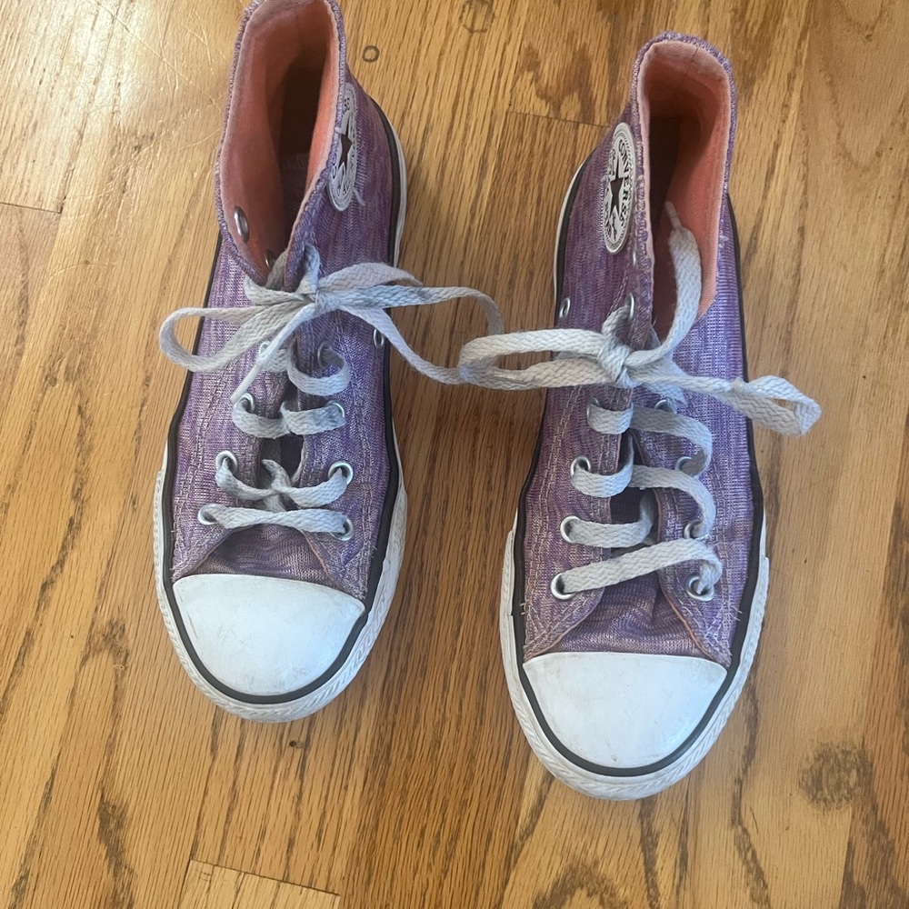 Converse Pink /purple High-Top Sneakers